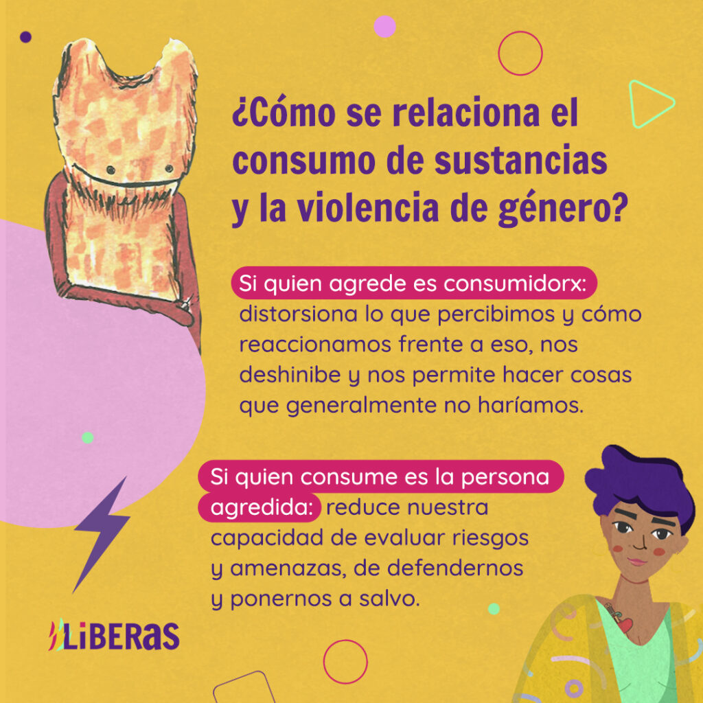 consumo de sustancias y violencia de género 
